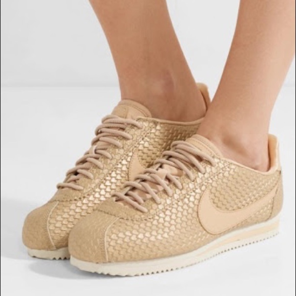 Nike Womens Cortez SE Metallic Lizard-Effect